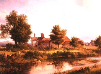 View of Unstead House, near Bramley