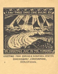 I saw three sailing ships, c.1930
