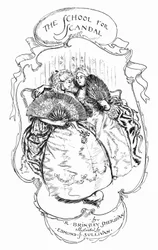 Illustration for The School for Scandal (engraving)