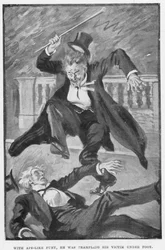 Illustration for Dr Jekyll and Mr Hyde by R L Stevenson