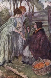 Illustration for The Vicar of Wakefield by Oliver Goldsmith