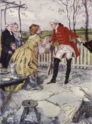 Illustration for The Vicar of Wakefield by Oliver Goldsmith