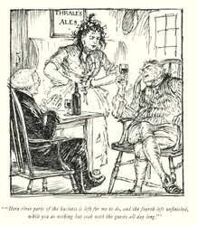 Illustration for The Vicar of Wakefield by Oliver Goldsmith