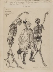 Old Bones must go outside, 1900