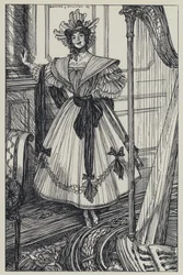 Tennyson, Illustration for A Dream of Fair Women and Other Poems