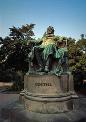 Monument in Tribute to the German Poet Johann Wolfgang von Goethe (1749-1832) Made by Edmund von Hellmer (1850-1935)