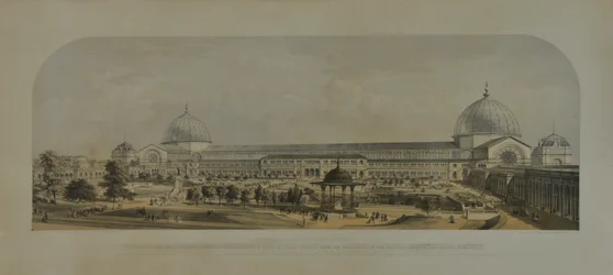 International Exhibition of 1862, North Front from the Gardens of the Royal Horticultural Society