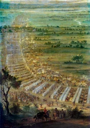 Capture of the Town of Dole in Franche-Comté by Louis XIV (detail)