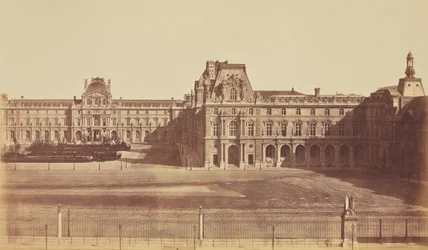 The Cour Napoléon Seen from the Tuileries, Louvre, Paris