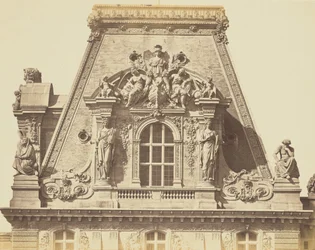 [The Roof of the Pavillon Turgot, Louvre, Paris]
