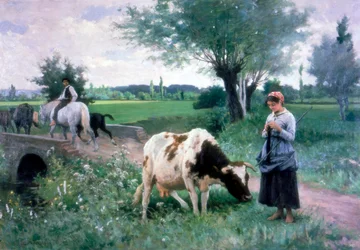The Well Guarded Cow, 1890