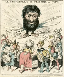 Cover of Le Grelot, number 356, Satirical in Colours