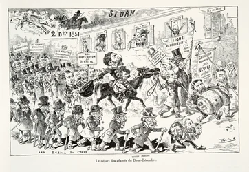 The Departure of the Hungry from December Second, from History of the Third Republic, Vol. I, Political History