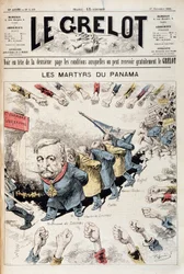 The Martyrs of Panama by Pépin - Cover of The Grelot of Nov 27