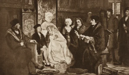 Erasmus Reading to the Young Emperor Charles V, Brussels
