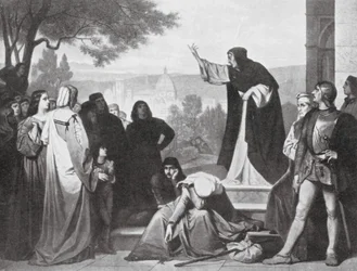 Savonarola Preaching