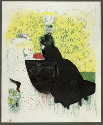 The Two Sisters-in-Law, plate twelve from Landscapes and Interiors