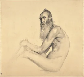 Nude Study of an Old Man (Père Bainville)