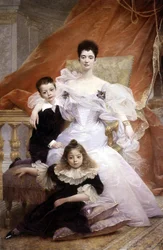 Countess of Beauchamp and Her Children