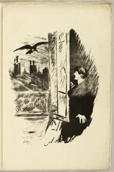 At the Window ("Open here I flung the shutter..."), from The Raven