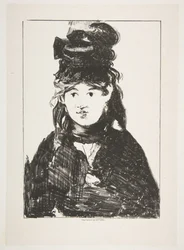 Berthe Morisot In Black, 1872-74.