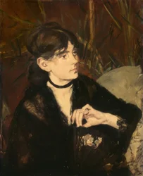 Berthe Morisot Holding a Fan