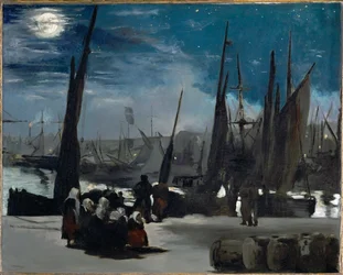 Moonlight on the Port of Boulogne