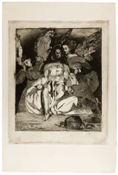 Dead Christ with Angels