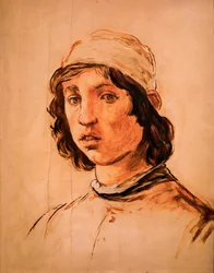 Head of a young man after Filippino Lippi