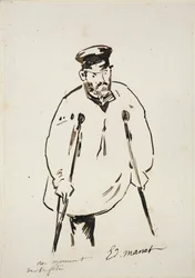 Man on Crutches