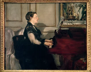 Portrait of Madame Manet at the Piano