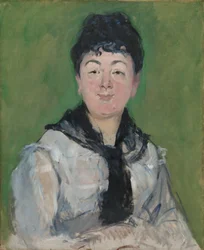 Portrait of a Woman with a Black Fichu, c. 1878