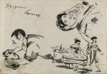 Sketches from "The Gypsies," "The Spanish Ballet," and "Lola de Valence" for "L