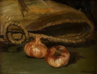 Still Life with Bag and Garlic
