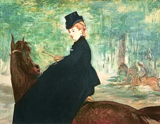 The Horsewoman, 1875