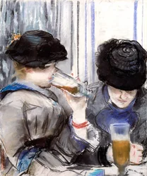 Women Drinking Beer