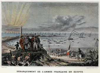 Landing of the French Army in Egypt - in “Victories and Conquests of the French Armies”, Paris, n.d.
