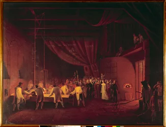 Marie Caroline de Bourbon Sicily, Duchess of Berry, Visited the Factories of Saint Gobain in 1822