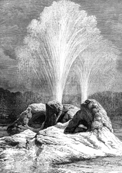 A Geyser, USA, 19th Century