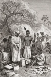 Abdullah Souzi, Jacob Wainright and James Chouma, Dr. David Livingstone