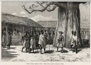 Palabre a Aouabou (Côte d