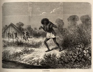 Panic among the Conibos Indians