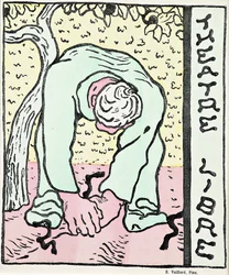 Cover of a programme of the Théâtre Libre, 1890