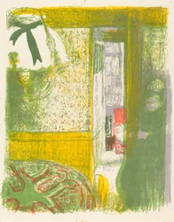 Interior with Hanging Lamp