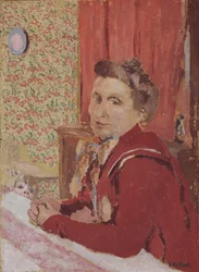 Madame Roussel in Reddish-brown Bathrobe, 1901