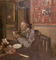 Madame Vuillard with a Bowl
