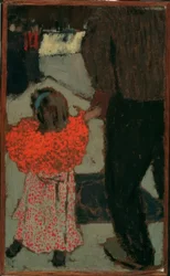 Girl with Red Scarf