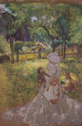 Mother and Child in the Garden