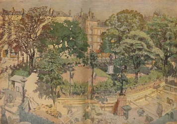 Place Vintimille, seen from the painter