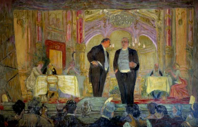 The Little Cafe, 20th Century. Paris, Comedy of the Champs Elysees